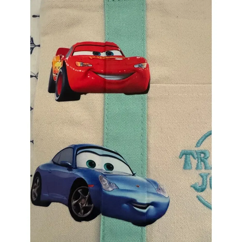 Disney Cars McQueen Custom Made Trader Joes Mini Tote One of a Kind